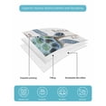thumbnail image 5 of Ocean Turtle Twin Size Down Alternative Comforter,Lightweight Comforter Quilt Bedding Set with Pillow Shams Coastal Blue Starfish Shell Conch Wood Grain All Seasons Bed Comforter Duvet Insert 68"x86", 5 of 7