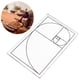 thumbnail image 3 of Regla de rectangular acrílica, sastre, dibujo de precisión, artesanía de corte, herramientas de bricolaje, plantilla de medición, regla de Gloria Regla de acolchado de patchwork, 3 of 8