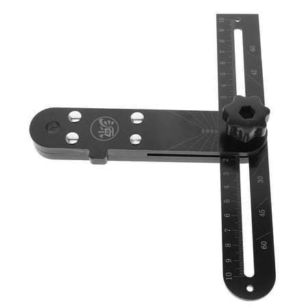 

Square Woodworking Rulers Angle Measuring Tool Metal Adjustable Protractor Bakelite Handle