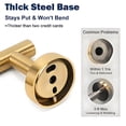 thumbnail image 4 of ASTOTSELL Modern Home Decor Bathroom Rust Resistant Wall Mounted Towel Bars with Hardware Accessories - Brushed Gold, 4 of 6