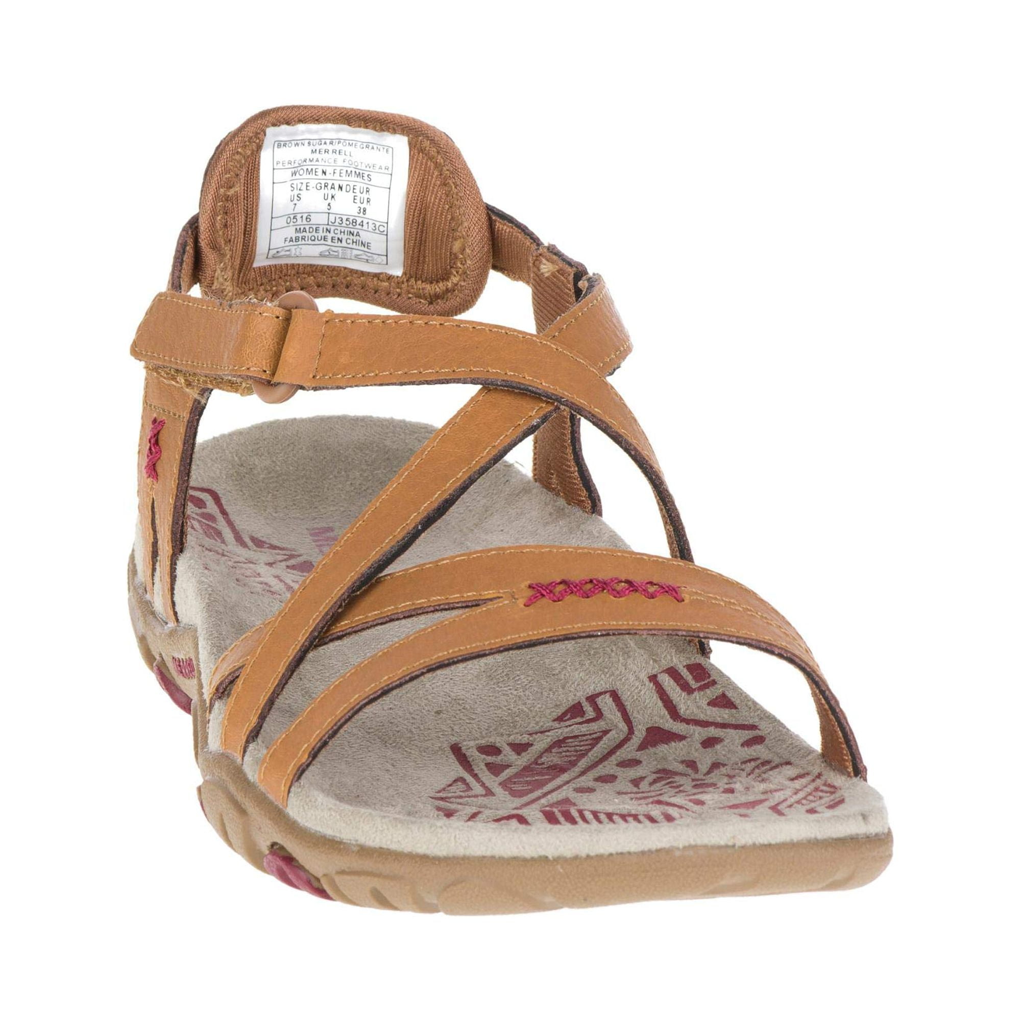 merrell sandspur rose leather sandals