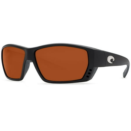 Costa Del Mar Tuna Alley TA 11GF Matte Black Global Fit Sunglasses Copper Lens 580G
