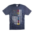 thumbnail image 4 of Autism Shirt Autism USA Flag Patriotic Tee Shirt Awareness Day Flag Shirt Awareness Tshirt (Small Grey), 4 of 6