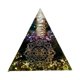 thumbnail image 2 of Amethyst Heal Crystal Sphere Pyramid con Obsidian Chip Stones Pyramid para protección, generador de energía, meditación, decoración 5x5cm Soledad Pirámide de cristal, 2 of 8