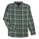 thumbnail image 1 of Hurley - Camisa de franela para hombre, color verde, grande Hurley Botones al frente, 1 of 2