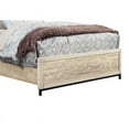 thumbnail image 4 of Origins by Alpine Malibu Standard King Wood Bed in Distressed White, 4 of 5