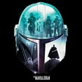 thumbnail image 2 of Boy's Star Wars: The Mandalorian Din Djarin Helmet Scenes  Pull Over Hoodie, 2 of 4