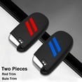 thumbnail image 2 of 2PCS Silicone Key Fob Cover Protector for Challenger Charger Durango Journey Dart 5 Buttons Keyless Fit for Dodge Accessories Key Shell (Red Trim and Blue Trim), 2 of 7