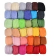 thumbnail image 1 of Needle Felting Wool Set 36 Colors Wool Roving for Felting Fiber Hand Spinning DIY Craft Materials, Yarn Roving Felting Wool and Accessories, 1 of 8