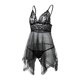 thumbnail image 4 of Gibobby Ropa sexy de mujer para sexo Ropa De Dormir Ropa De Dormir Mujer Cuello En V Bordado Encaje Lencería Lenceria China Gifts Lenceria Sexy Mujer(Negro, XG), 4 of 5