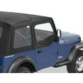 thumbnail image 2 of Bestop 5178015 Black Denim Upper Fabric Half Doors for 1988-1995 Wrangler W/Rounded Upper Rear Corner, 2 of 2