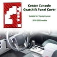 thumbnail image 3 of Real Carbon Fiber Gear Shift Car Center Console Panel Frame Decal Sticker For Toyota 4runner 2010-2020-red, 3 of 6