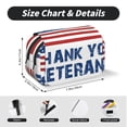 thumbnail image 5 of Sikiie Thank You Veterans Print Flip Double-layer Pencil Case, All-purpose Stationery Bag for Study and Office, Zipper Design, Unisex, 5 of 7