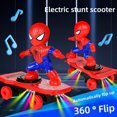 thumbnail image 4 of Patinete eléctrico Spider-Man giratorio de 360 grados para niños, ligero y con volteretas., 4 of 7
