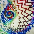 thumbnail image 3 of Kinetic 3D Metal Garden Wind Spinner (Rainbow Star), 3 of 7