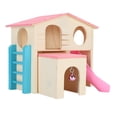 thumbnail image 1 of Hamster House Hut, Multifunctional Durable Fun Hamster Fun House Toy  For Play For Exercise Pink, 1 of 8