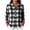 Black, variant on Button Down Shirts for Women Gingham Plaid Long Sleeve Pointed Collar Relaxed Fit Casual Tops for Spring Fall Everyday Wear