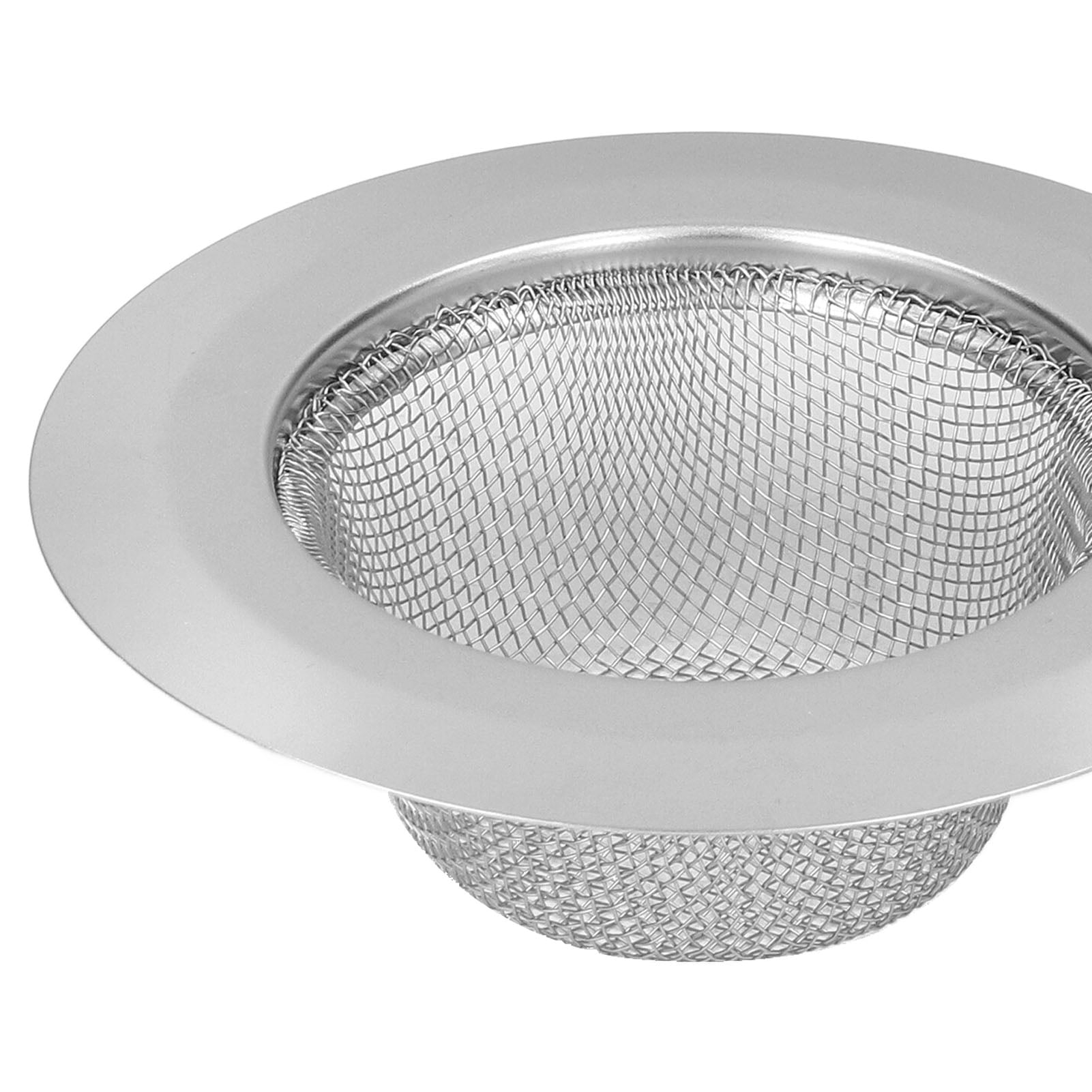 Bouchon Lave-vaisselle Compatible Anpro Bouchon Évier Cuisine Inox 84 Mm - Filtre Passoire 20 Fentes Avec Joint Silicone, Anti-Odeur Et Anti-Bouchage Bouchon évier Avec Filtre