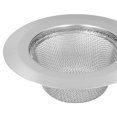 thumbnail image 3 of Accessoire de Vidange d'Évier de Cuisine, 2 Pcs Passoire d'Évier en Acier Inoxydable Attrape-Nourriture d'Évier, 3 of 14