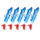 thumbnail image 2 of 5 unids/bolsa cuerpo azul cola roja PVC cebo suave agua salada Weever cebo accesorio de pesca, 2 of 5