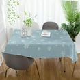 thumbnail image 6 of 60"x120" Christmas Snowflake Tablecloth, Waterproof Washable Polyester Square Table Cover, Durable Tablecloth for Kitchen Dining Table Party Decor, 6 of 7