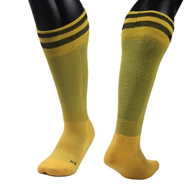 Lovely Annie Unisex Children 1 Pair Knee High Sports Socks for Baseball/Soccer/Lacrosse XSYellow