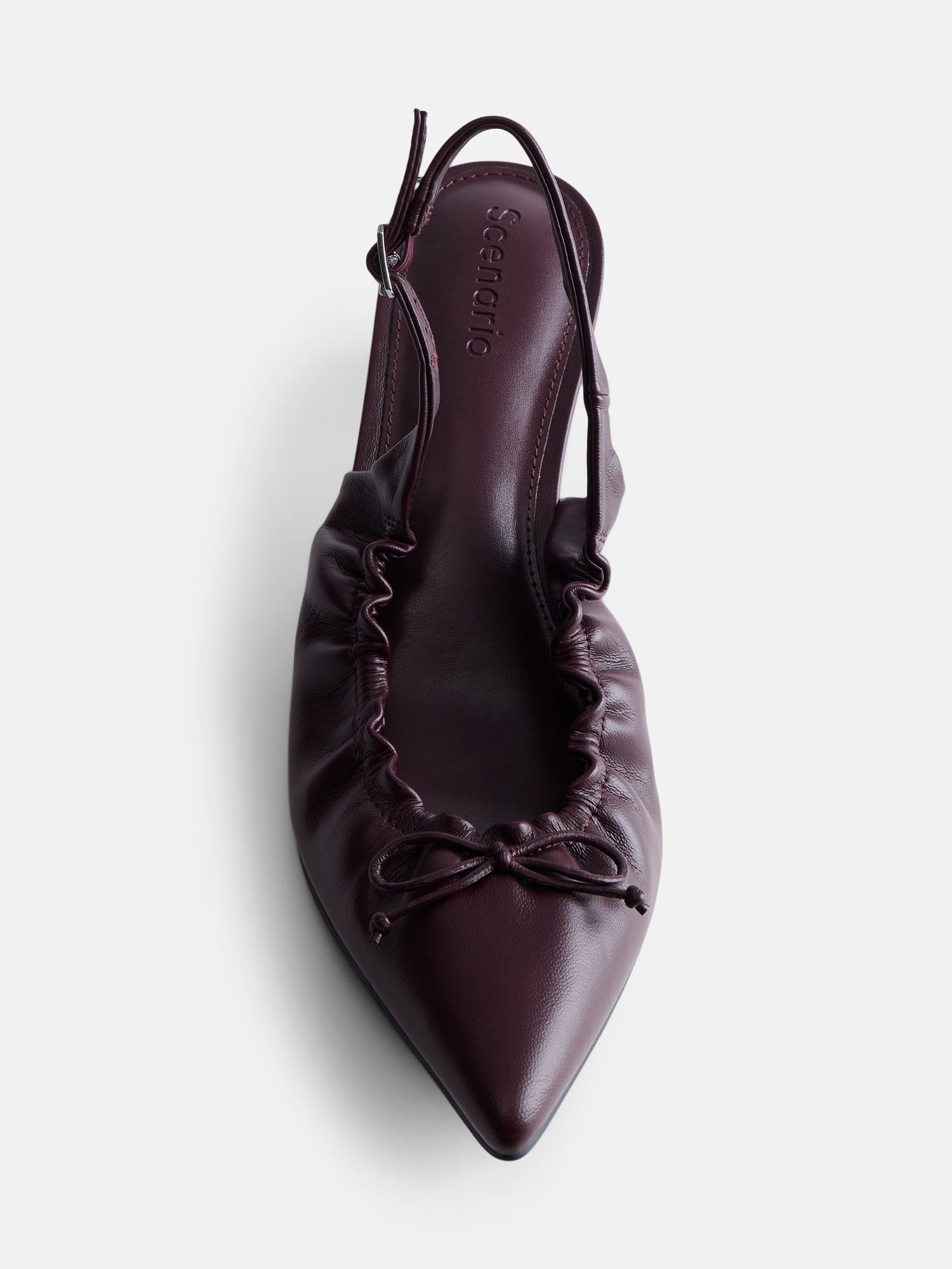 Scenario Women's Scrunch Slingback Heels