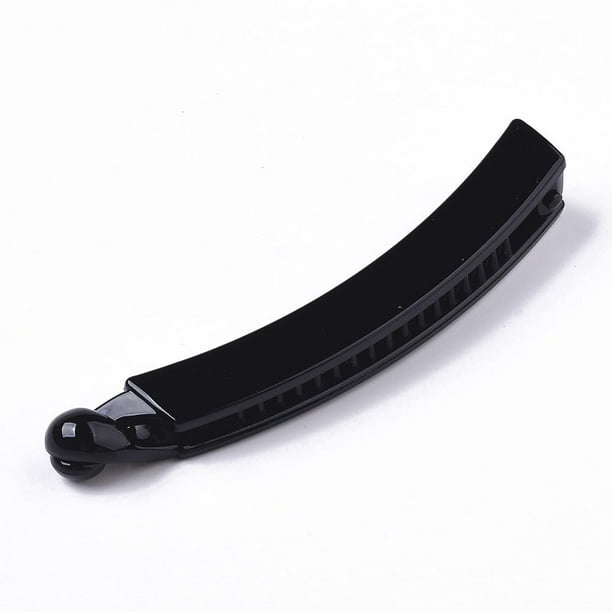 5 pinzas para el cabello tipo banana, de plástico flexible. Accesorios para el cabello estilo vintage, ideales para peinar cabello grueso o fino.