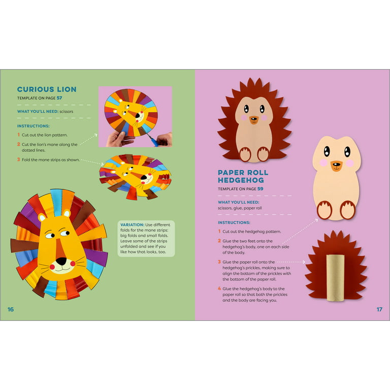 Paper Crafts for Kids : 25 Cut-Out Activities for Kids Ages 4-8