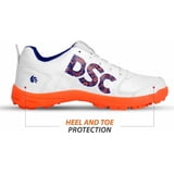 DSC Beamer – Scarpe Da Cricket Per Ragazzi E Uomo, Leggere, Resistenti, Suola In PVC, Protezione Punta E Tallone, Colori Bianco/arancio, Giallo/bianco, Grigio/bianco - 3