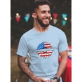 thumbnail image 2 of Patriotic Sunflower Usa T-Shirt Men -Image by Shutterstock, Male Large, 2 of 4