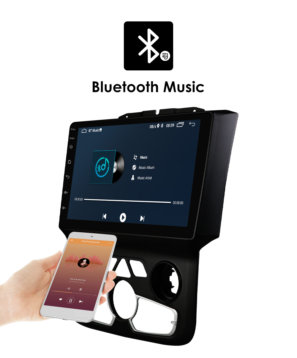 Upgrade Your Ride: 9.7" Android 13 CarPlay Radio For Dodge Ram 1500-3500 (2013-2018) With GPS & DSP