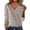 Brown, variant on Women Fashion Solid Loose Temperament Wool Pullover Sweater V Neck Sweater