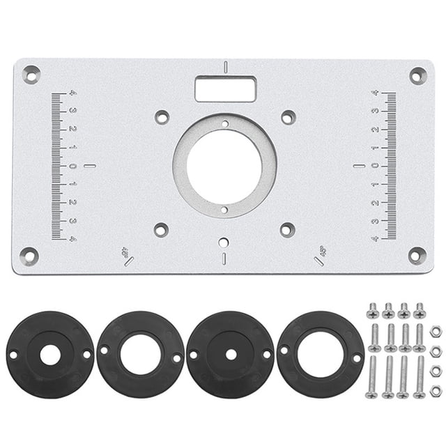 Máquina De Corte De Placa De Inserción De Mesa De Enrutador De Aleación De Aluminio Tablero Abatible Para Bancos De Carpintería Jadeshay moderno