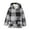 Grey, variant on Teen Fleece Jackets Plaid Long Sleeve Zip Up Outerwear Hooded 10-11 Years Girl Clothes Fall