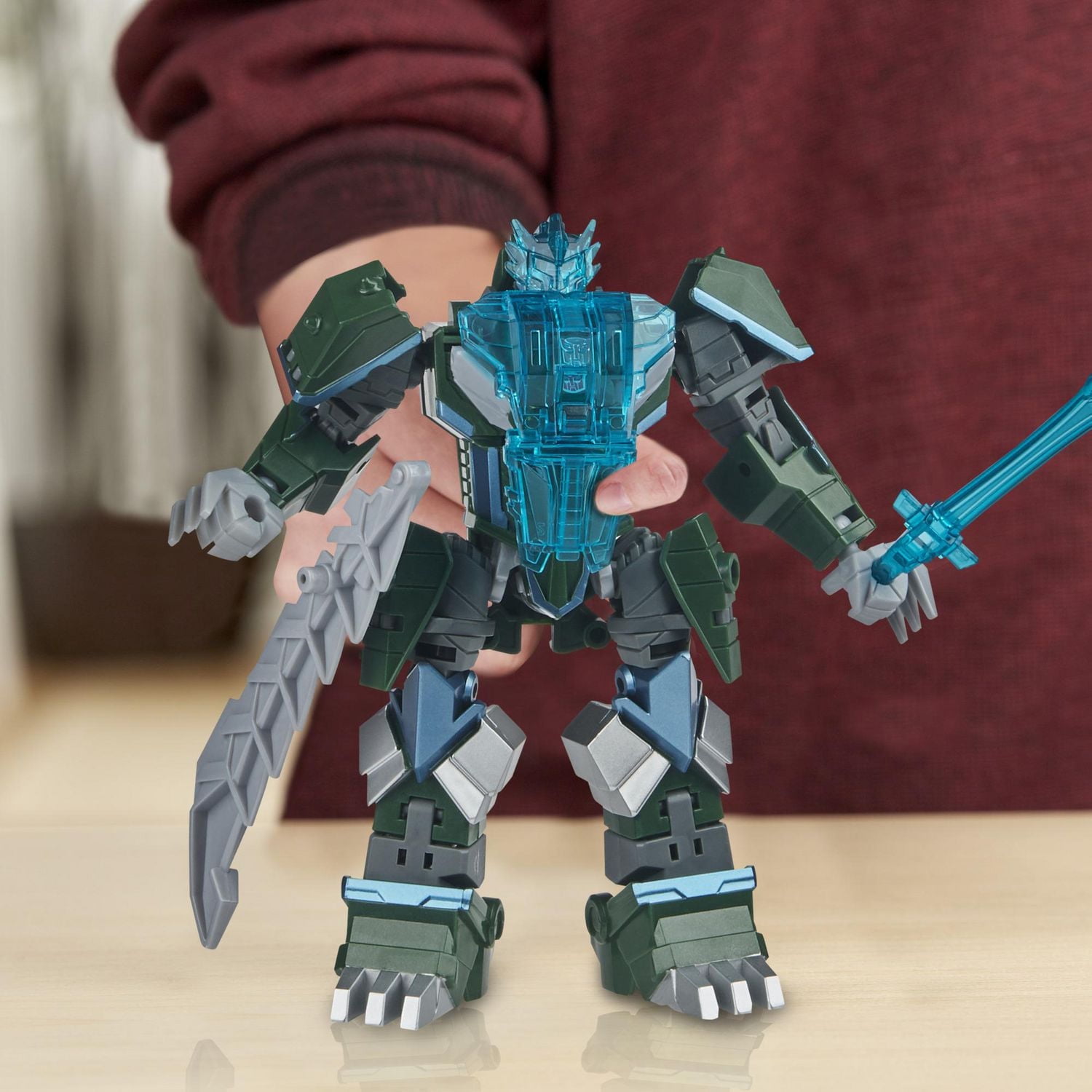 Transformers Bumblebee Cyberverse Adventures Ultra Class Thunderhowl Action Figure, Energon Armor Power Up, For Kids Ages 6 and Up, 6.75-inch