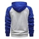 thumbnail image 3 of Men's Winter Hooded Polka Dot Casual Sports Cardigan Sweatshirt Long Sleeves XL, 3 of 4