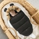 thumbnail image 3 of dormir para bebé, cálido, transpirable, cómodo, bidireccional, con cremallera, dormir para cochecito, dormir para bebés recién Negro Sunnimix Saco de dormir infantil, 3 of 8