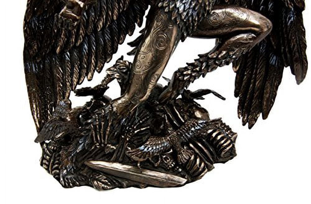 Statuette Déesse Guerrière Celtique Morrigan - Sculpture En Résine Peinte à La Main, 31 Cm, Décoration Mythologique Fantasy - 6