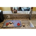 thumbnail image 2 of Dog House Collection Pug Fawn Dish Drying Mat, 2 of 4