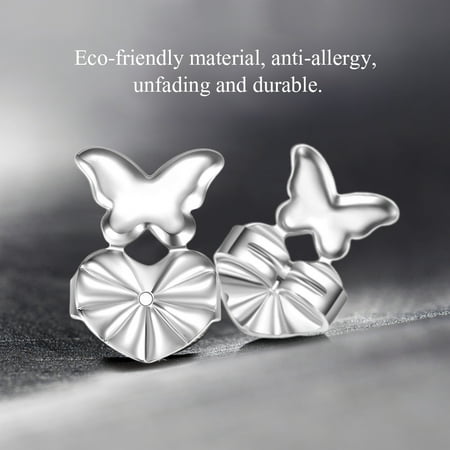 - Knifun 2 Colors 1 Pairs/Set Earrings Back Nut Lifters Lift Copper Ear Lobe Support, Earrings Back, Earrings Nut