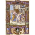thumbnail image 2 of Giulio Clovio 18x24 Black Ornate Framed Double Matted Museum Art Print Titled: King David Dancing Before the Ark of the Covenant, in a Decorative Frame (ca. 1540), 2 of 5