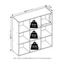 thumbnail image 4 of Furinno Pelli Cubic Multipurpose Clothing & Closet Storage Organizer Shelf, 9-Cube, White, 4 of 6