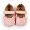 thumbnail image 7 of Toddler Girls Shoes for Infant Floral Decoration Princess Shoes Baby Girl Shoes Crib Shoes Toddler Walking Flat Shoes PU Leather, 7 of 7