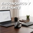 thumbnail image 4 of Mouse Inalámbrico 2.4GHz con 6 Botones, DPI Ajustable 1000/1200/1600, Ergonómico, Receptor USB-A + Adaptador USB-C, Plug & Play, 4 of 5