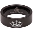 thumbnail image 4 of King and Queen Tungsten Carbide Wedding Ring, 4 of 7