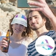 thumbnail image 2 of SHISUYAN Summer Colorful Kids Visor Girls Decorative Sun Hat Outdoor Children, 2 of 9