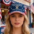 thumbnail image 5 of 250th Anniversary USA Hat for Men Women Blue, America 250 Merchandise Printed Navy Baseball Cap 1776-2026 Memorial Day Gift, 5 of 6