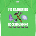 thumbnail image 4 of Inktastic Rock Hounding Rock Collector Boys or Girls Baby Bodysuit, 4 of 5