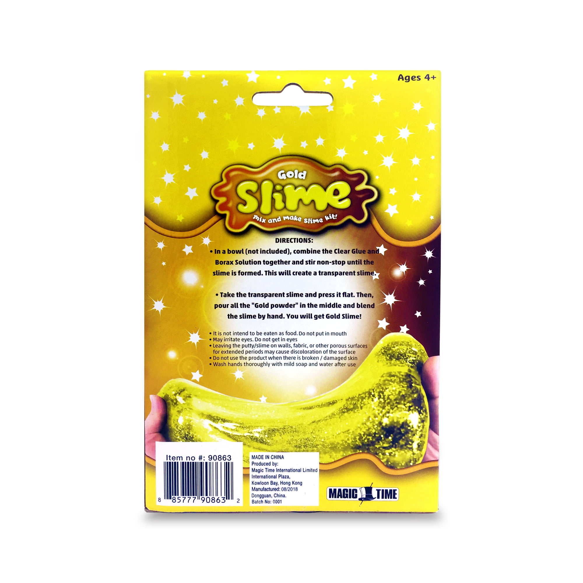 2 pack DIY Slime Gold and Galaxy Edition